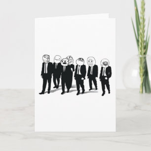 Rage Gang Greeting Card