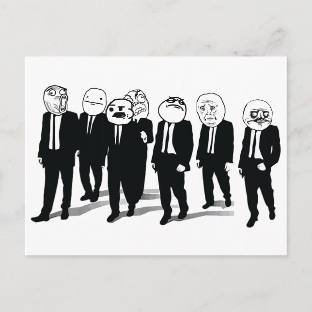 Rage Gang Postcard (Front)