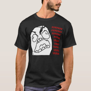 Rage Guy Angry Fuu Fuuu Rage Face Meme T-Shirt