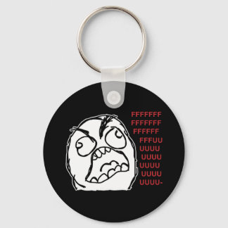 Rage guy fuuu fuuuu key ring