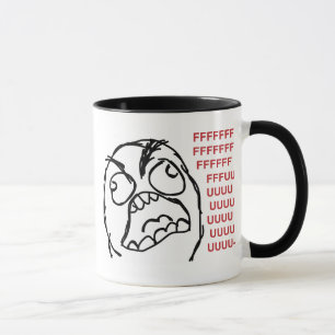 Rage guy fuuu fuuuu mug