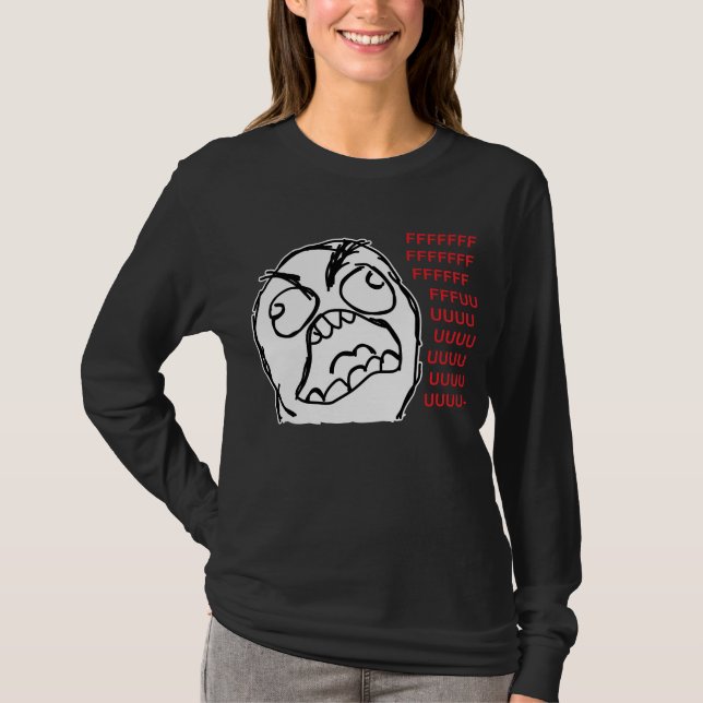 Rage guy fuuu fuuuu T-Shirt (Front)