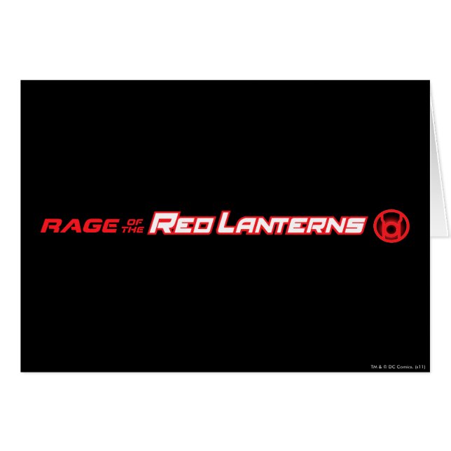 Rage of the Red Lanterns (Front Horizontal)