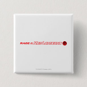 Rage of the Red Lanterns 15 Cm Square Badge