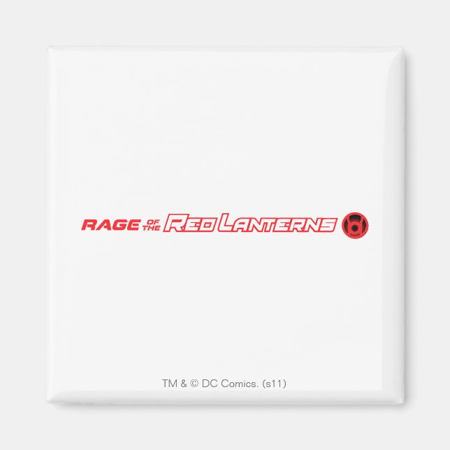 Rage of the Red Lanterns Magnet (Front)