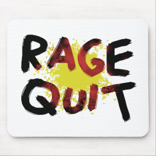 Rage Quit Mouse Pad