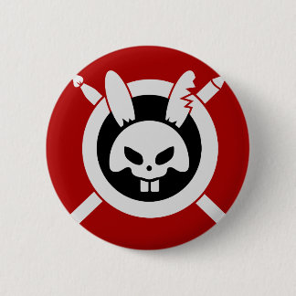 Rage Rabbit Logo 6 Cm Round Badge