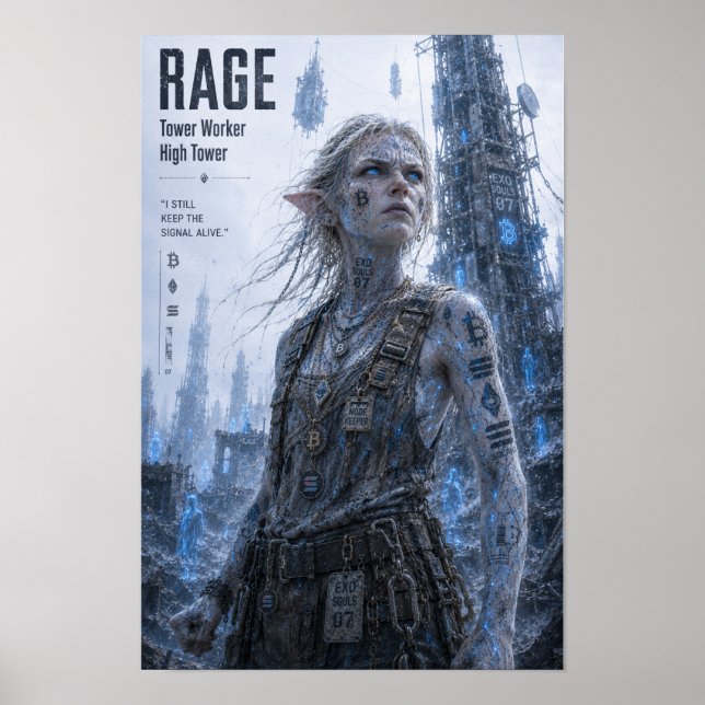 Rage / Tower Worker / High Tower Poster (Front)