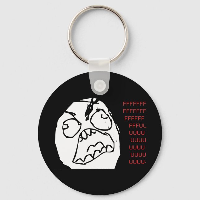 Rage Troll Key Ring (Front)