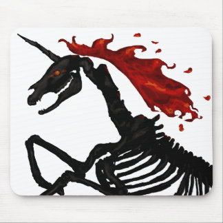 Rage - Unicorn Skeleton Mouse Pad
