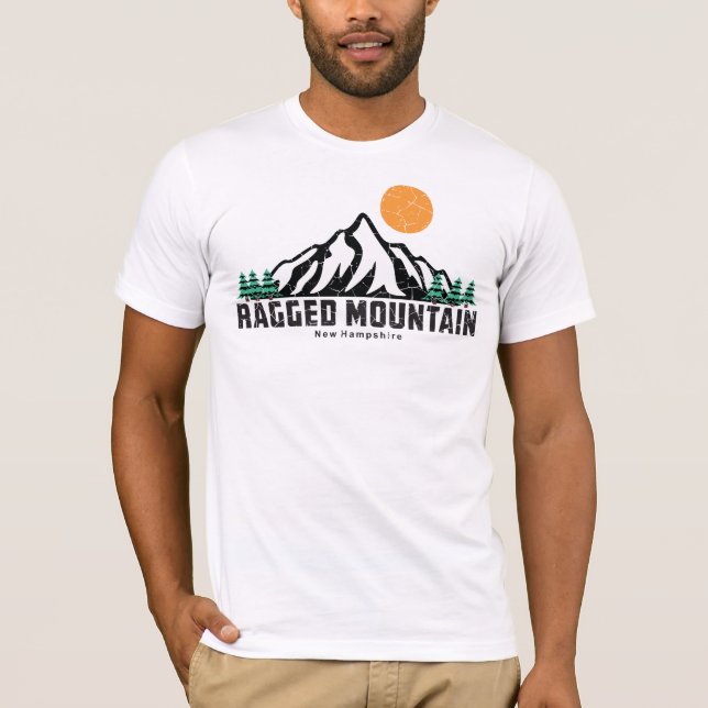 Ragged Mountain Ski Sunset T-Shirt (Front)