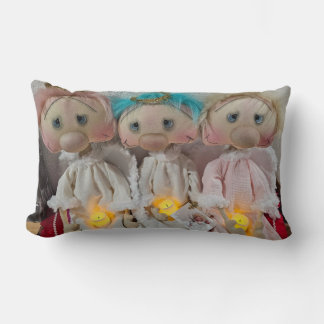Raggedy Angels Blessing Lumbar Cushion