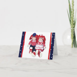 Raggedy Buddies Note Card