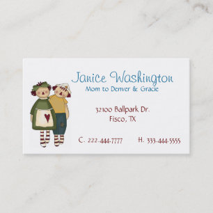 Raggedy Dolls Custom Mummy Card