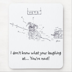 Raggy Dog - Vet Vexation! Mouse Pad