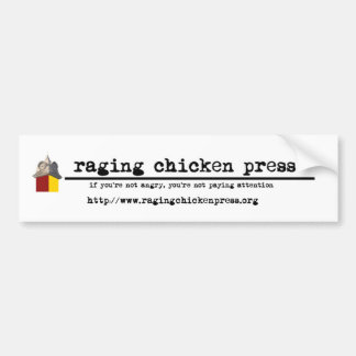 Raging Chicken Press Bumper Sticker