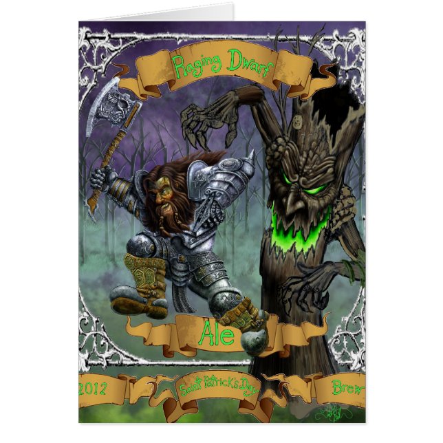 Raging Dwarf Ale (Front)