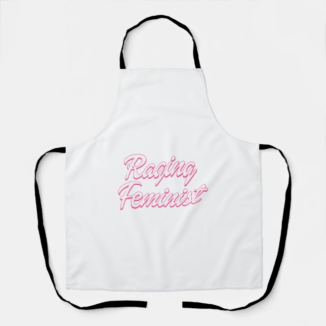 Raging Feminist Doll  Apron (Front)