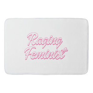 Raging Feminist Doll Bath Mat