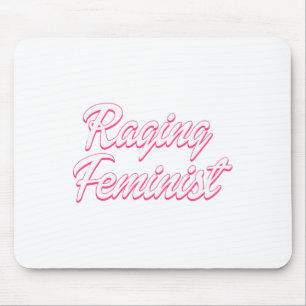 Raging Feminist Doll  Mouse Pad
