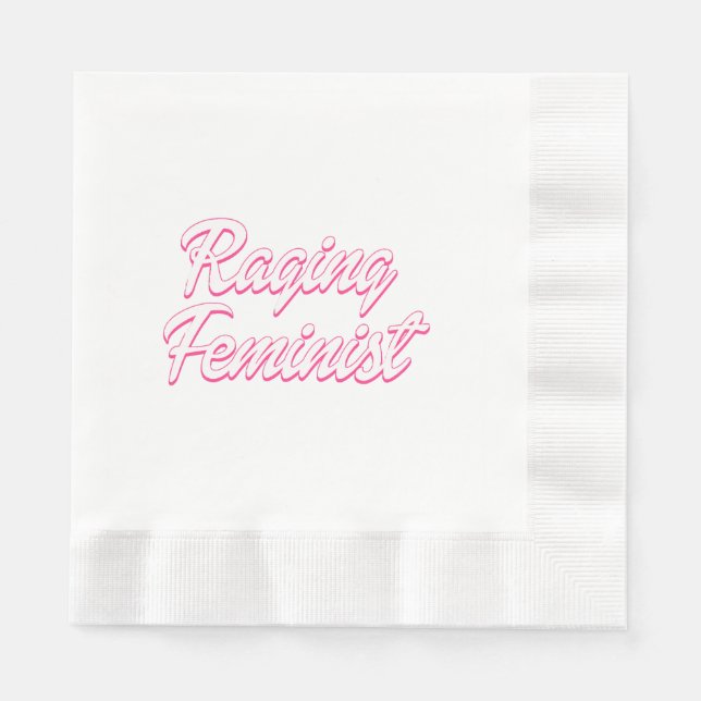 Raging Feminist Doll  Napkin (Front)