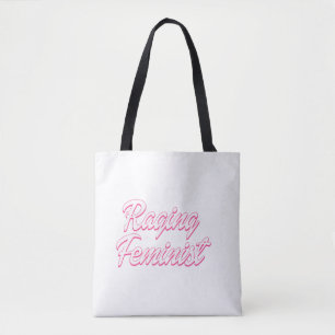 Raging Feminist Doll  Tote Bag