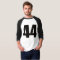 Raglan shirt with number 44