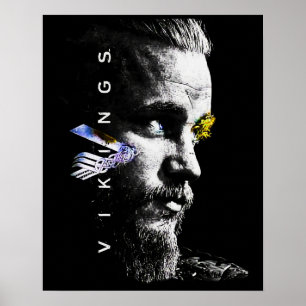 Ragnar Lothbrok Vikings Tv Series Poster
