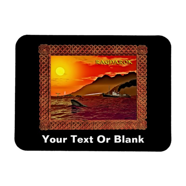 Ragnarok For Whales Magnet (Horizontal)
