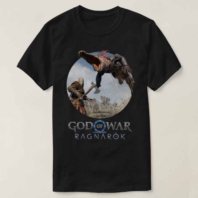 Ragnarok God God Of War T-Shirt (Design Front)