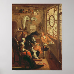 Ragotin Treated with a Cupping Glass Poster