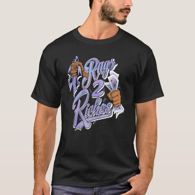 Rags 2 Riches Zen Master 4s Matching T-Shirt (Front)