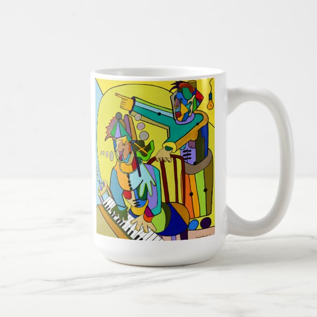 "Ragtime Scene" by Ruchell Alexander Coffee Mug (Right)