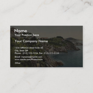 Ragusa, Bella Vista, Dalmatia, Austro-Hungary rare Business Card