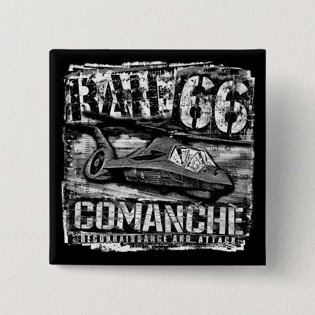 RAH-66 Comanche 15 Cm Square Badge (Front)