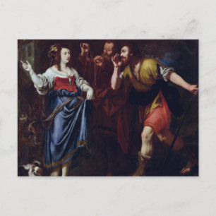 Rahab and the Emissaries of Joshua Postcard