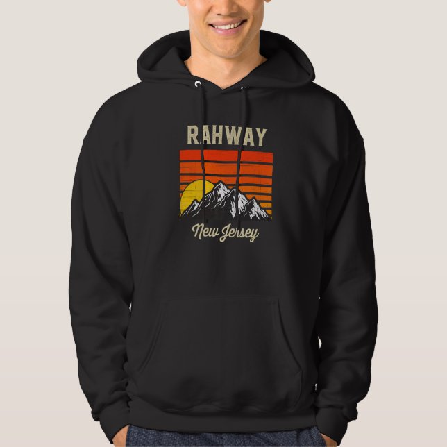 Rahway New Jersey Hometown City State Usa Hoodie (Front)