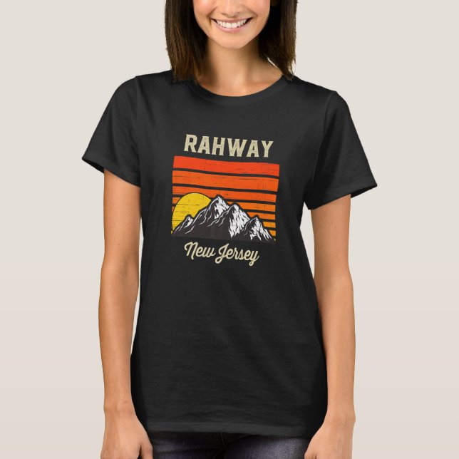 Rahway New Jersey Hometown City State Usa T-Shirt (Front)