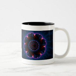 Rai - Fractal Art Two-Tone Coffee Mug
