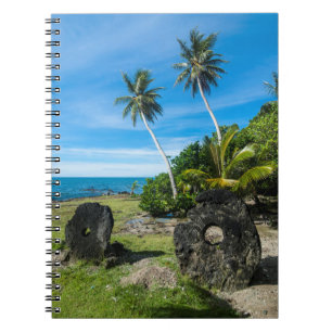 Rai Stones On Yap Island Notebook