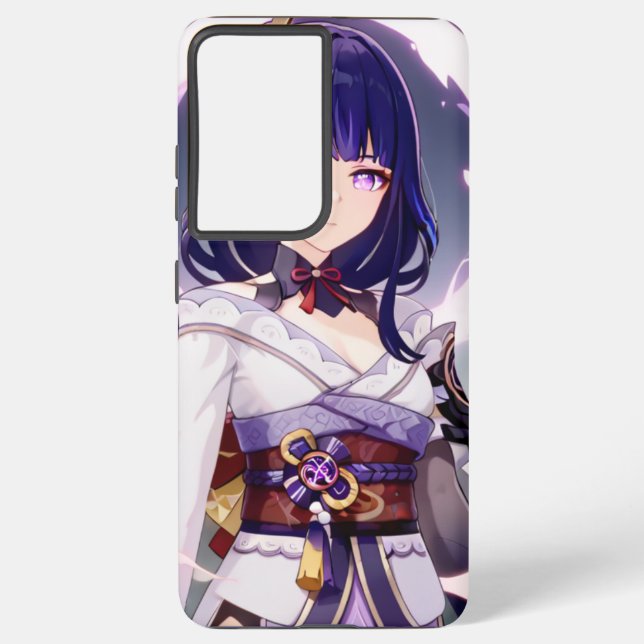 Raiden Shogun Funda Samsung Galaxy S21 Ultra Case (Back)