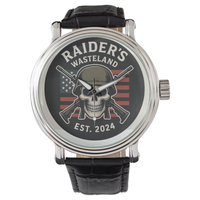Raider’s Wasteland Official Logo Wristwatch (Front)