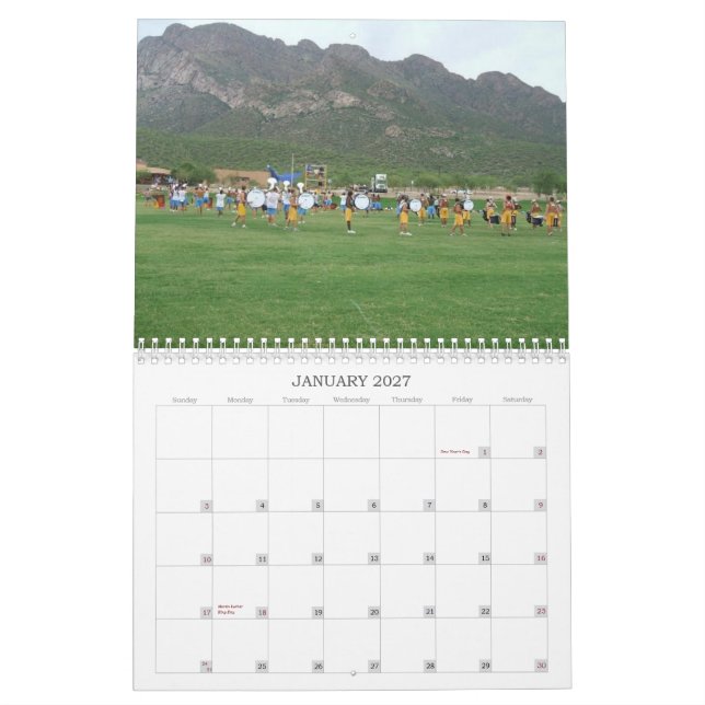 Raiders 2008 12-Month Calendar (Jan 2027)