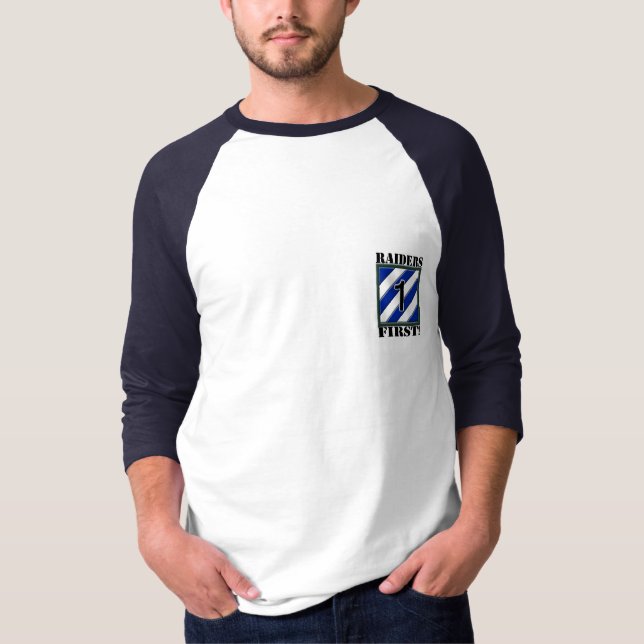 Raiders First! Baseball Tee (Front)
