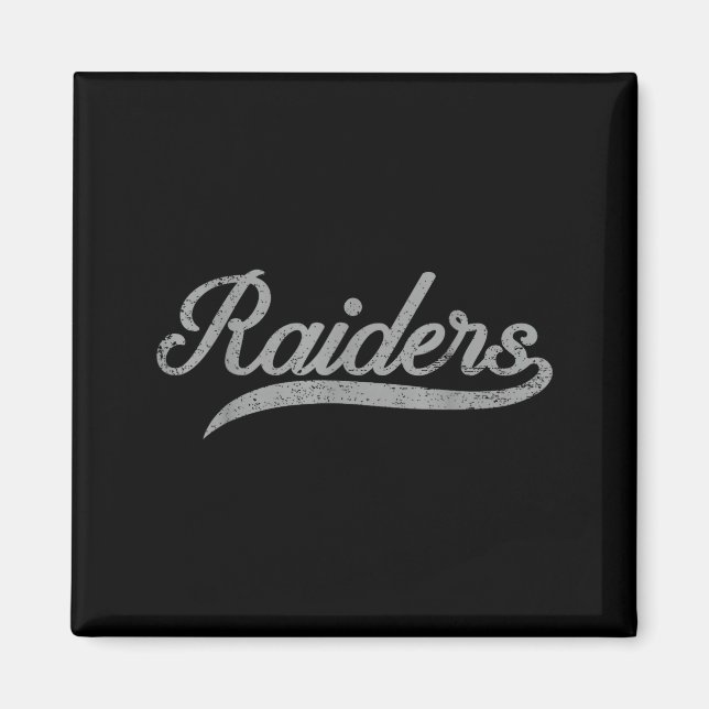 Raiders Name Usa Flag Gift Men Women Boy Girl  Magnet (Front)