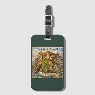 Raiders of Noah’s Ark Cartoon by Rick London Luggage Tag