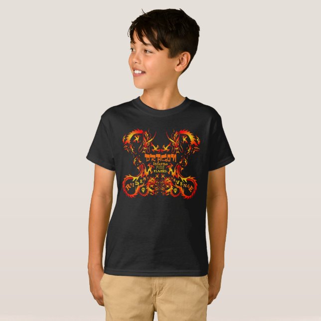 Raiders Revenge Dragon  T-Shirt (Front Full)