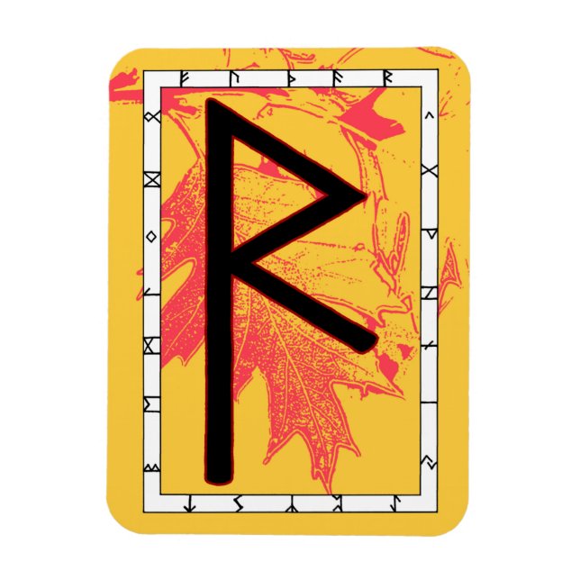 Raidho Viking Rune Magnet – Balance! (Vertical)
