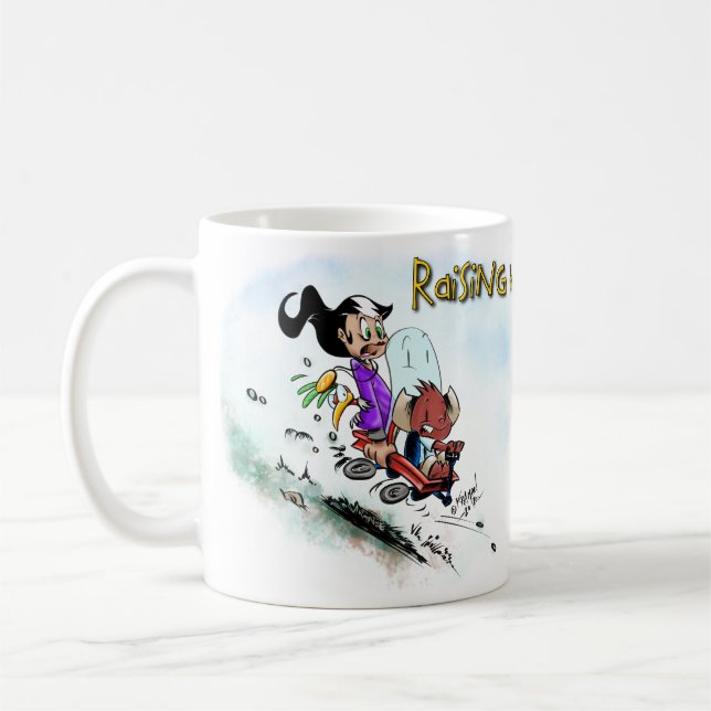Raiding Hell: "Getting in trouble..." Mug (Left)