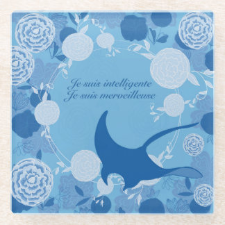 raie, fleur de vie, orange, mandala,zen,chakra, glass coaster